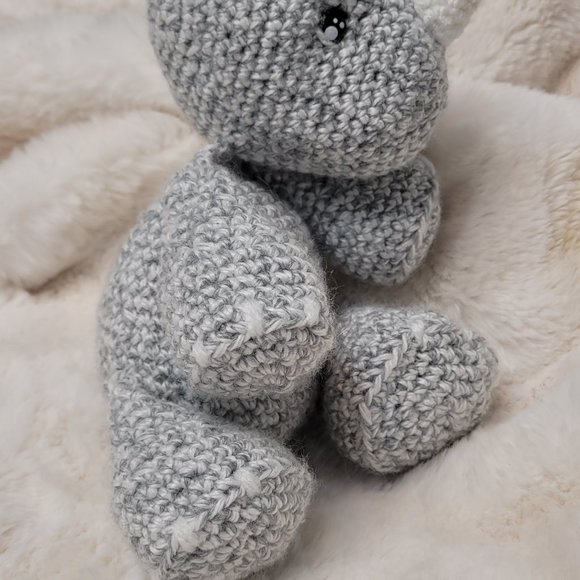 Crochet Keepsake Rhinoceros - Picture 3 of 3
